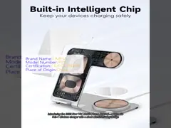 2025 Новый Y91 Мобильный телефонная стойка 15W/10W Беспроводное зарядное устройство Поддержка для зарядки продуктов Apple и Samsung