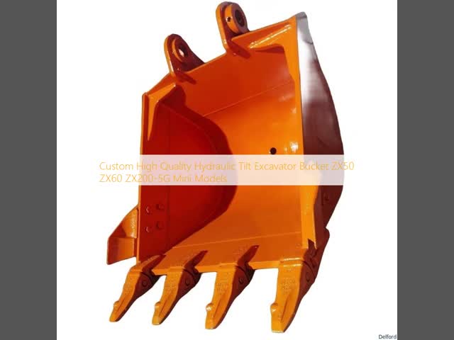Custom High Quality Hydraulic Tilt Excavator Bucket ZX50 ZX60 ZX200-5G Mini Models
