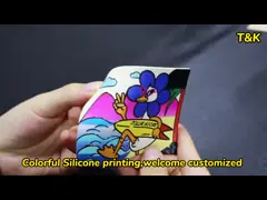 Tape Brand Elastis Silikon Elastis Mencetak Logo Cerah Elastisitas Tinggi