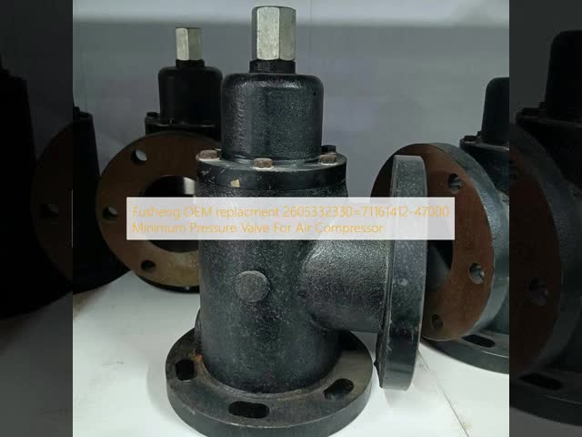 Fusheng OEM 交換 2605332330=71161412-47000 空気圧縮機の最低圧圧バルブ