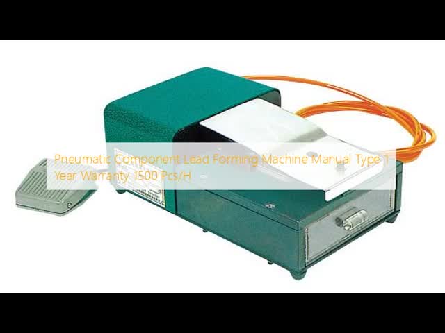 Ligação componente pneumática que forma o tipo manual da máquina - garantia 1500 Pcs/H de 1 ano