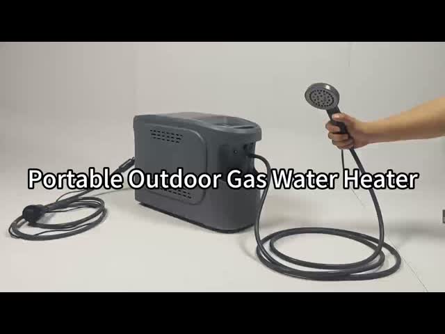 Sistema portátil de aquecedor de água a gás de 6L aquecimento externo instantâneo para chuveiro