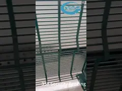 358 Anti Climb Security Fence Galvanized Steel Mesh 76.2mm x 12.7mm
