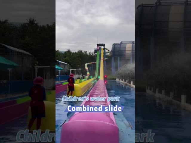 商業用テーマパーク ドライブ 屋外FRP スピードスライド 水上公園