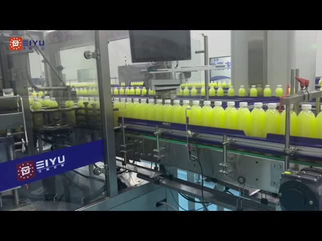 1L PETボトル レモンジュース 飲み物 包装ラインの終わり リムジュース 飲み物 二次包装ライン