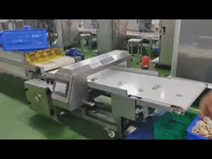 Cinturón transportador de calidad alimentaria de rechazo automático máquina detector de metales con CE