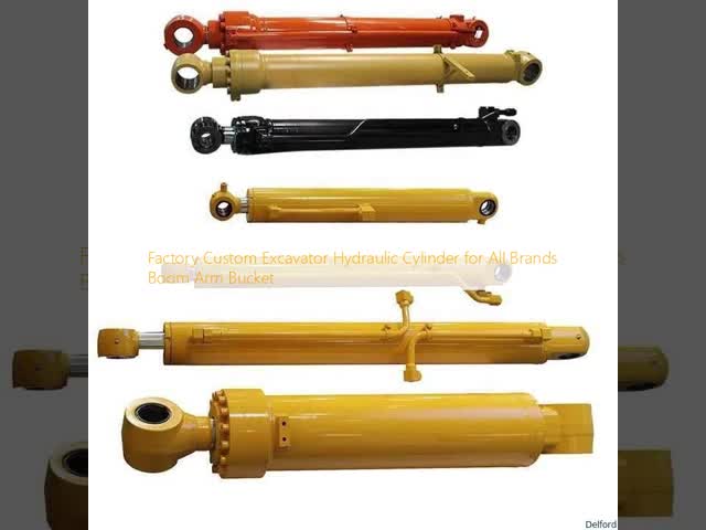 Construction Machinery Parts PC200-8 Boom Arm Bucket Cylinder E320 Excavator Parts Hydraulic Cylinder