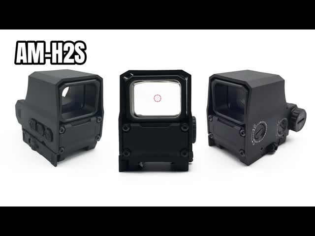 AH-H2S 軍用級 ホログラフィックビジョン ナイトビジョン 互換性 30 亮度 CNC 7075 航空 アルミ 1200G 衝撃防止 IP68 防水