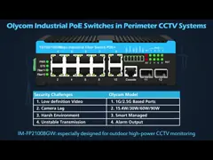 China 220VAC 16 Port Industrial Switch , Rack Mount Poe Powered Switch For Harden Environment supplier