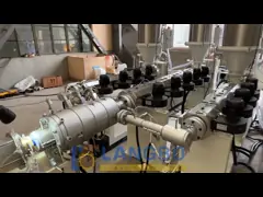 Low Noise 20-63mm PPR Pipe Extrusion Line 3 Layer PPR Glassfiber Pipe Manufacturing