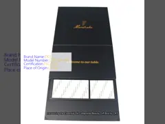 China Black Luxury Cardboard Gift Box Packaging Honey Jar And candle With Sponge Insert And Handbag supplier