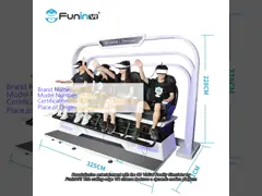 Entdecken Sie die nächste Stufe der Unterhaltung mit 9D Virtual Reality Simulator Umgebungsgeräusche Niedrigwartung 220V Spannung
