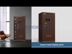 Massivstahl Doppel-Alarm feuersichere Safebox Öko-freundliche Farbe und Liquid Crystal Display Panel YB/N6-120