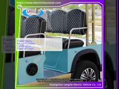 Un bus facente un giro turistico elettrico di 11 passeggero/vettura turistica per il parco di Musement, giardino