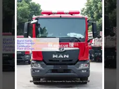 SITRAK 1800L Compressed Air Supply Fire Truck Specialized Vehicle China Factory