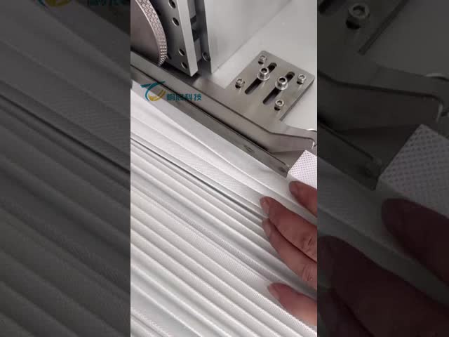 Electric HEPA Filter Pleating Machine with Automatic Operation video