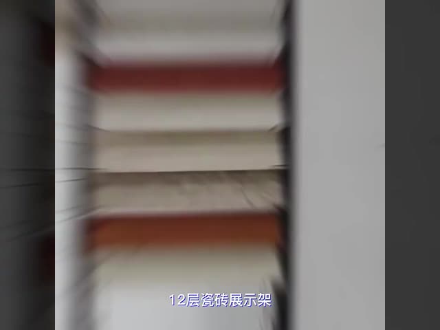 Showroom Granite Waterfall Tile Display Rack Custom Stone Sample Display Rack