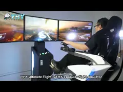 32 Inch Three Screens Dynamic Platform Flight Simulator