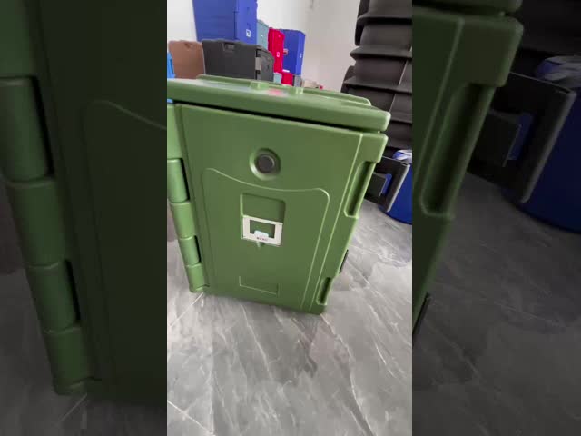 Front Loading Insulated Pan Carrier To Keep Food Hot Polyethylene Nylon