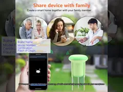 Wireless Soil Moisture Temperature Sensor Smart ZigBee 3.0 For Greenhouse Agricultural Monitoring