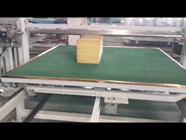 CNC Horizontal Sponge Cutting Machine Foam PU Oscillating Blade Automatic 6kw