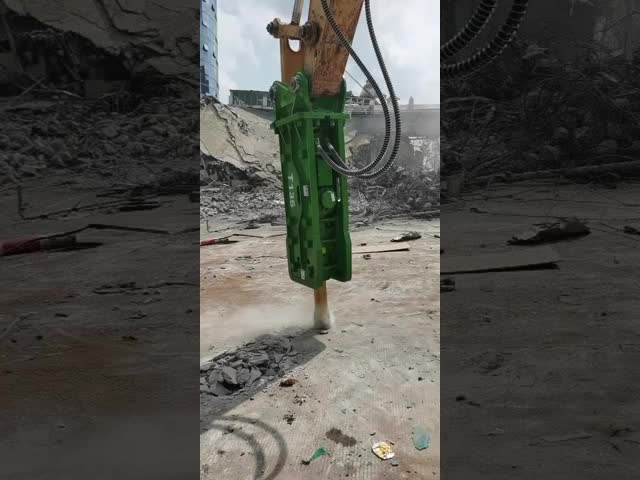 Martillo rompedor de rocas para excavadora T680 para máquinas PC60 de 5-8 toneladas El video