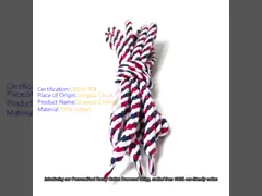 Personalized Round Cotton Drawcord String For Garment Pants