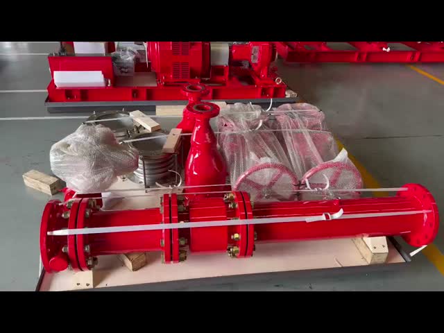 Centrifugal Motor Drive Vertical Turbine Fire Pump Ductile Cast Iron Casing