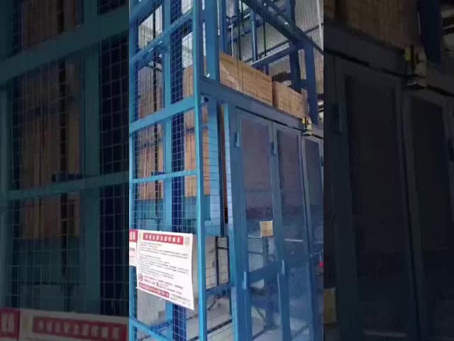 20000kgs 工業用品 リフト 青色 垂直貨物リフト ガイドレール
