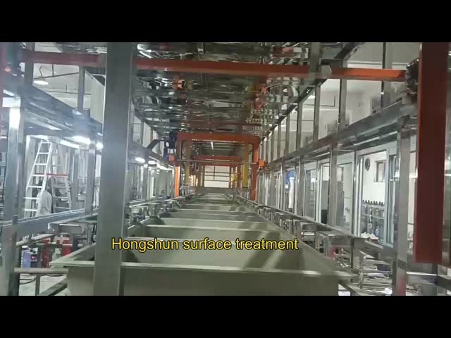 Industrial Automated Passivation System Aluminum Alloy Die Castings Passivation Line
