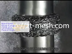 النسيج الهولندي النسيج النسيج السلكي المنسوج غسيل الشبكة لترشيح السائل الطول المخصص من الفولاذ المقاوم للصدأ سلك المواد