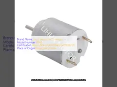 China Mini RK-370 Motor 4.5V-36V 1200RPM-8900RPM Miniature DC Motor With Knurled Shaft supplier