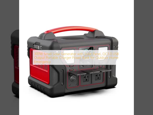 небольшой солнечный генератор 300W с панелью солнечных батарей, USB QC3.0 вывел наружу портативный банк силы заряжателя для на открытом воздухе домашней аварийной ситуации