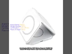 2025 New W07C Wireless Charger 15W Type-C Port Magnetic Mini Charger Support Iwatches And Airpods