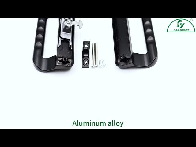 アルミ合金 168mm 双面柄 距離 16mm スライドドア用の葉