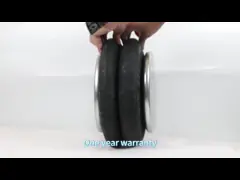 1/4NPTF Double Convoluted Rubber Suspension Air Springs Air Bellow Triangle 6316 4363