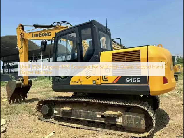 Excavadora Usada Liugong 915E 2024, Máquina Excavadora de Segunda Mano El video