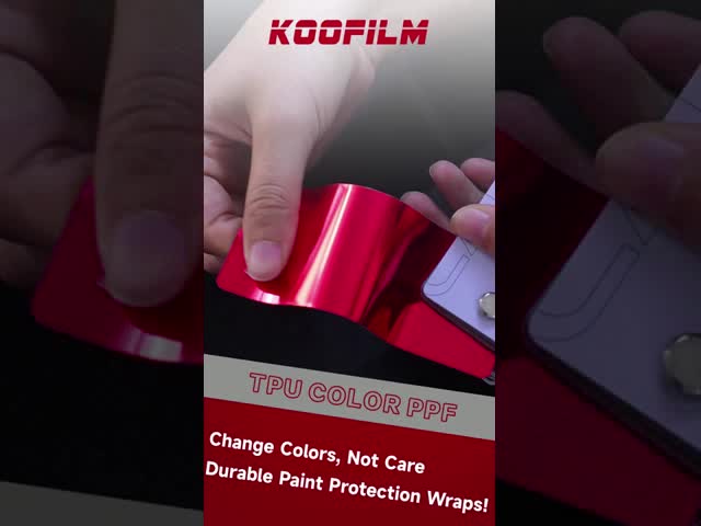 K008 グロンス フェラーリ レッド カー 塗料 保護フィルム 8.0 ミル 厚さ 160 色 アソルメント
