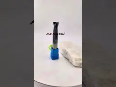 Tungsten Carbide 12mm 2-Flute Square End Mill For Steel/Stainless Steel CNC Milling Tool AlTiN Coated