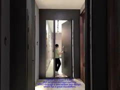 Customized Color All Aluminum Entrance Door For Biggest House
