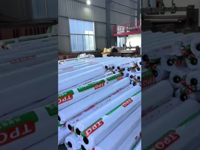 繊維強化 1.5mm ホワイト TPO 膜屋根 建設と保守が簡単