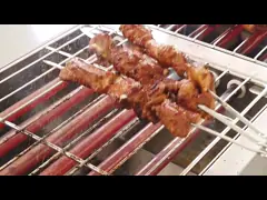 Factory Direct 500C Commercial Grill CE ISO9001 Certified Independent Zones Easy Clean