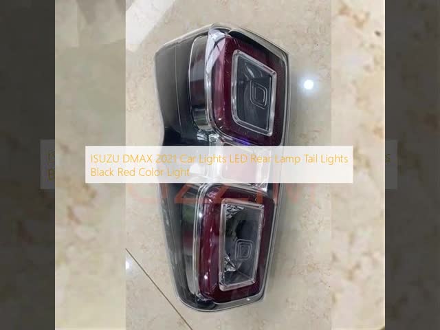 ISUZU DMAX 2021 カーライト LED 後ろランプ テールライト 黒 赤色