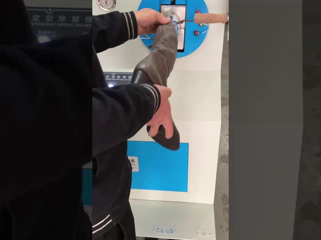 ウォールオフシューズ模造機 蒸気水力