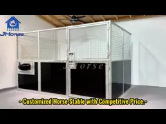 10ft 12ft Portable Horse Stall Panels Steel Temporary Customized Economical Aluminum