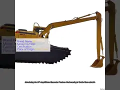 Amphibious Excavator Pontoon Undercarriage Chassis Swamp Excavator Parts video