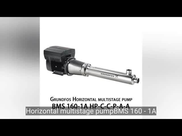 Grundfos BMS 160-1A HP-C-C-P-A-A 水平多段階ポンプ 海水淡化における高流量ブースターポンプ