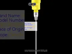 FX81.CALTGFHXANAX TDR Sensor For Continuous Level And Interface Measurement Of Liquids