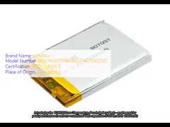 Akumulator z torbą niskotemperaturowy z akumulatorem litowo-jonowym 3.7V 3500mAh 6500mAh 8000mAh 10000mAh Duża pojemność