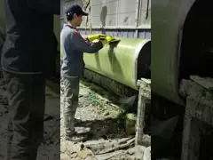 China Printed Flange Reinforced Fiberglass Pipe For DN50-2000mm Diameter Range In High Demand supplier